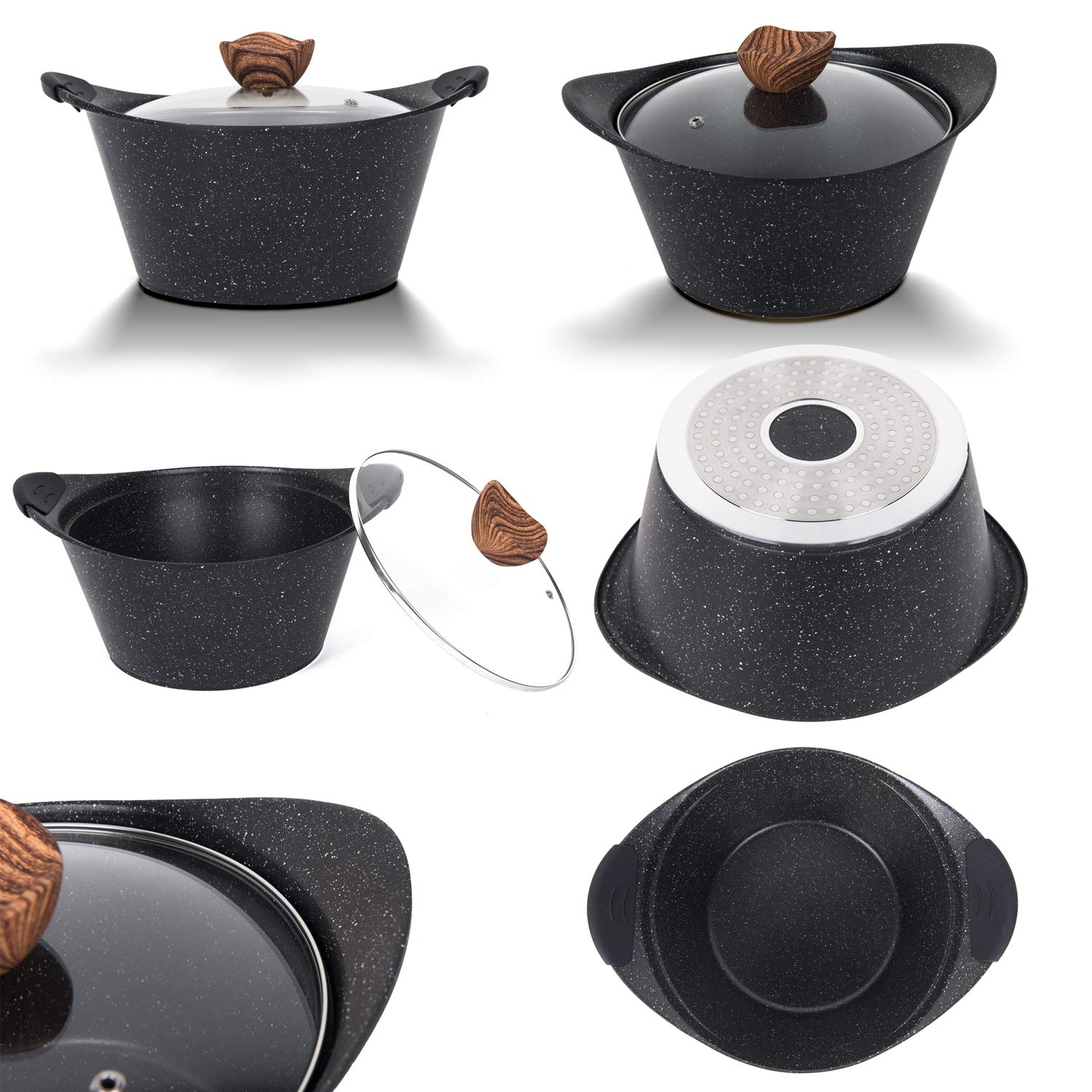 Набор кастрюль Fiora с антипригарным покрытием из литого алюминия, фото №7 Набор кастрюль Fiora с антипригарным покрытием из литого алюминия, фото №7