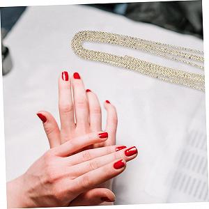 Ланцюжок для нігтів MERRYHAPY Декор для манікюру synthetic.ua - Фото 1