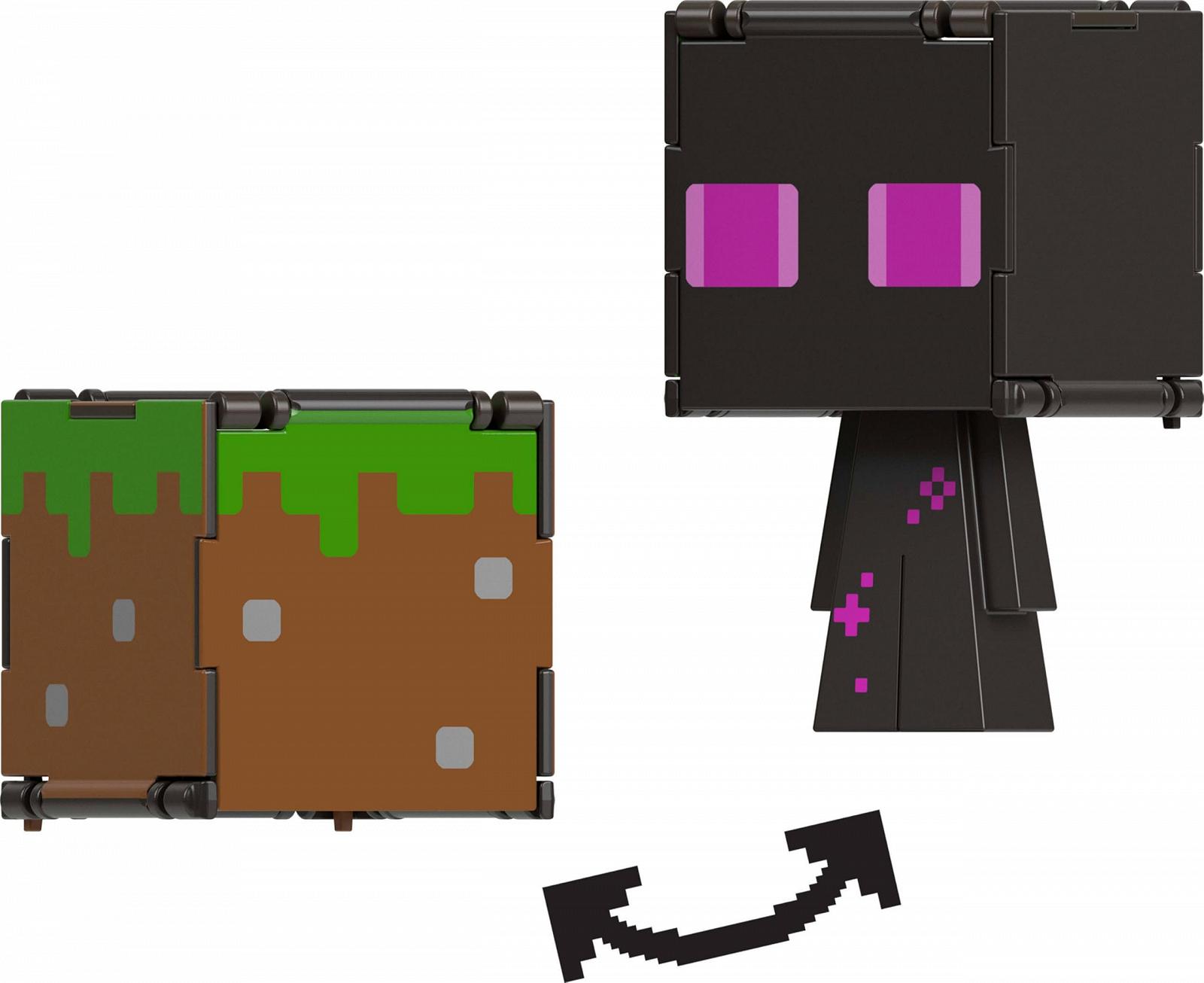 Фігурка Minecraft Flippin' Enderman + Grass, фото №1