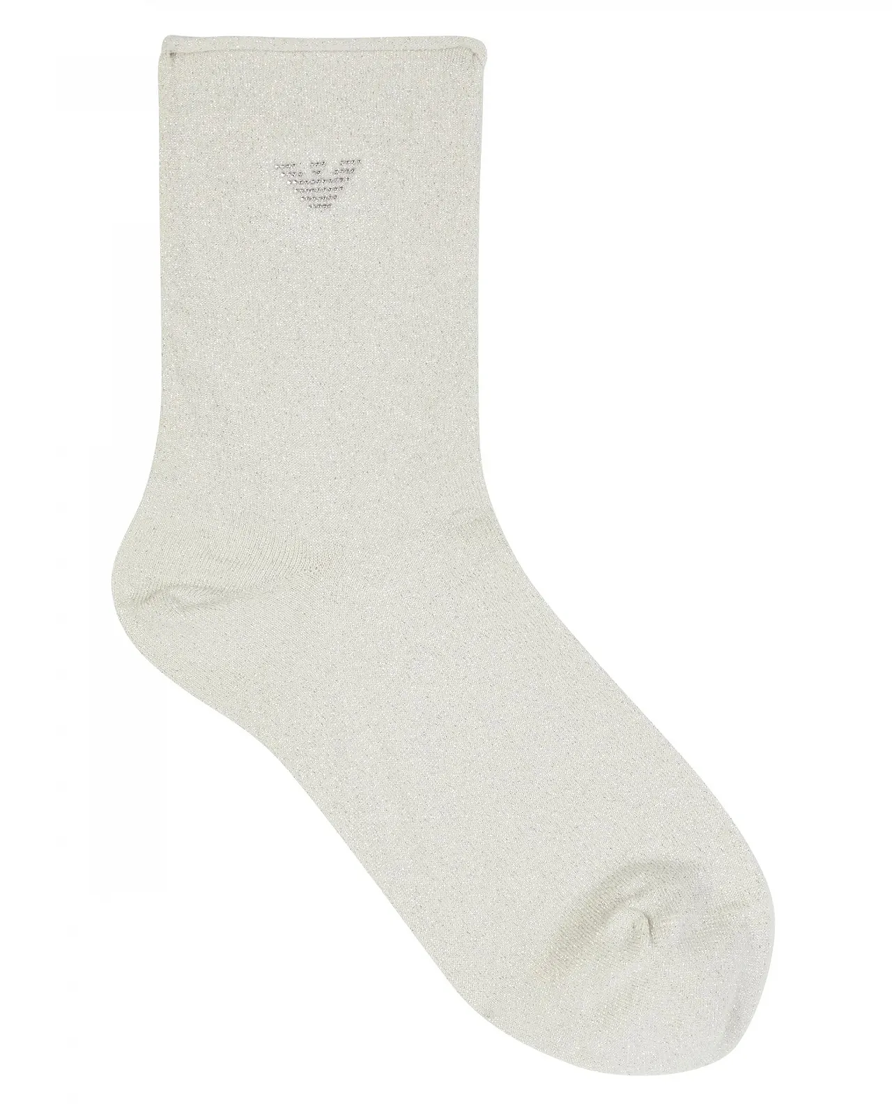 Носки Emporio Armani Lurex Short, белый, One Size, фото №1