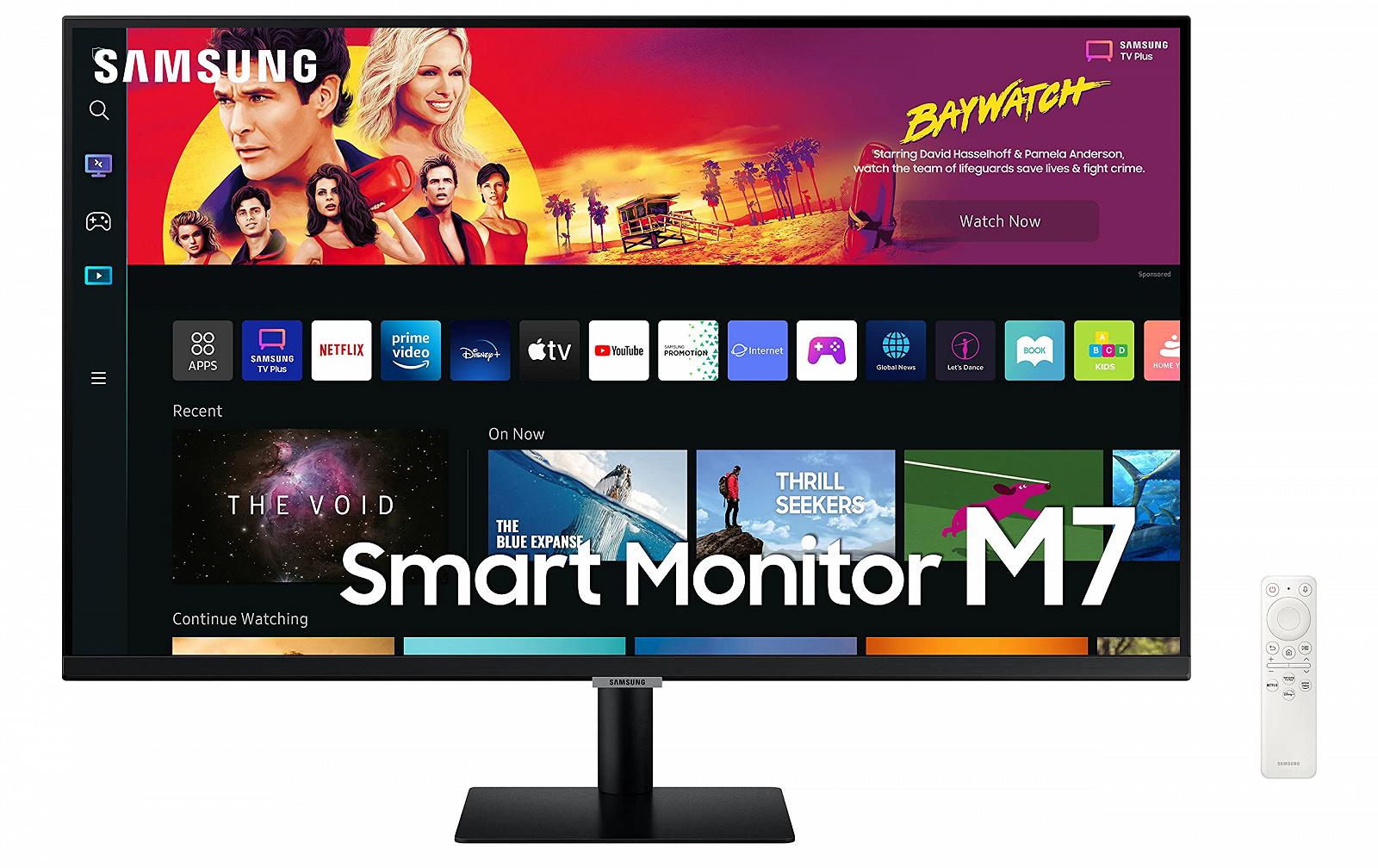 Монітор Samsung Smart M7 32 дюйми UHD 4K чорний, фото №1