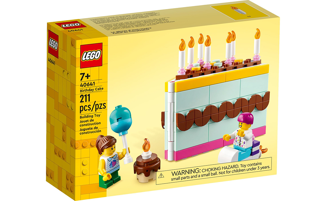 Детский конструктор LEGO Seasonal Праздничный торт (40641), фото №1