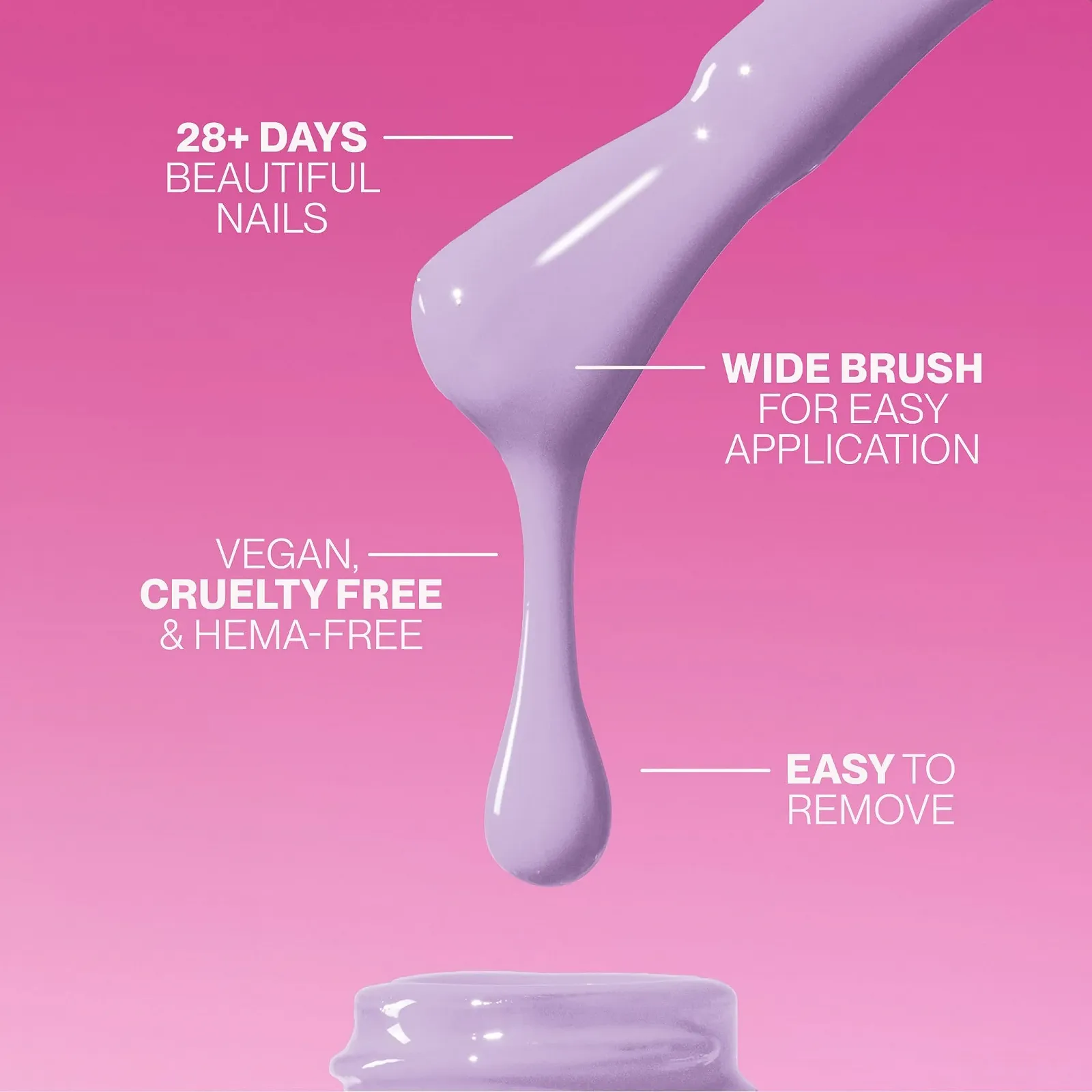 Гель-лак Pink Gellac 288 Lily Lilac, 15 мл, сиреневый, фото №3 Гель-лак Pink Gellac 288 Lily Lilac, 15 мл, сиреневый, фото №3