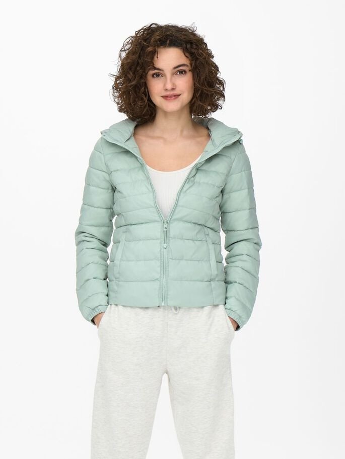 Куртка ONLY ONLTAHOE HOOD JACKET OTW NOOS 15156569 Серо-голубой XS, фото №1