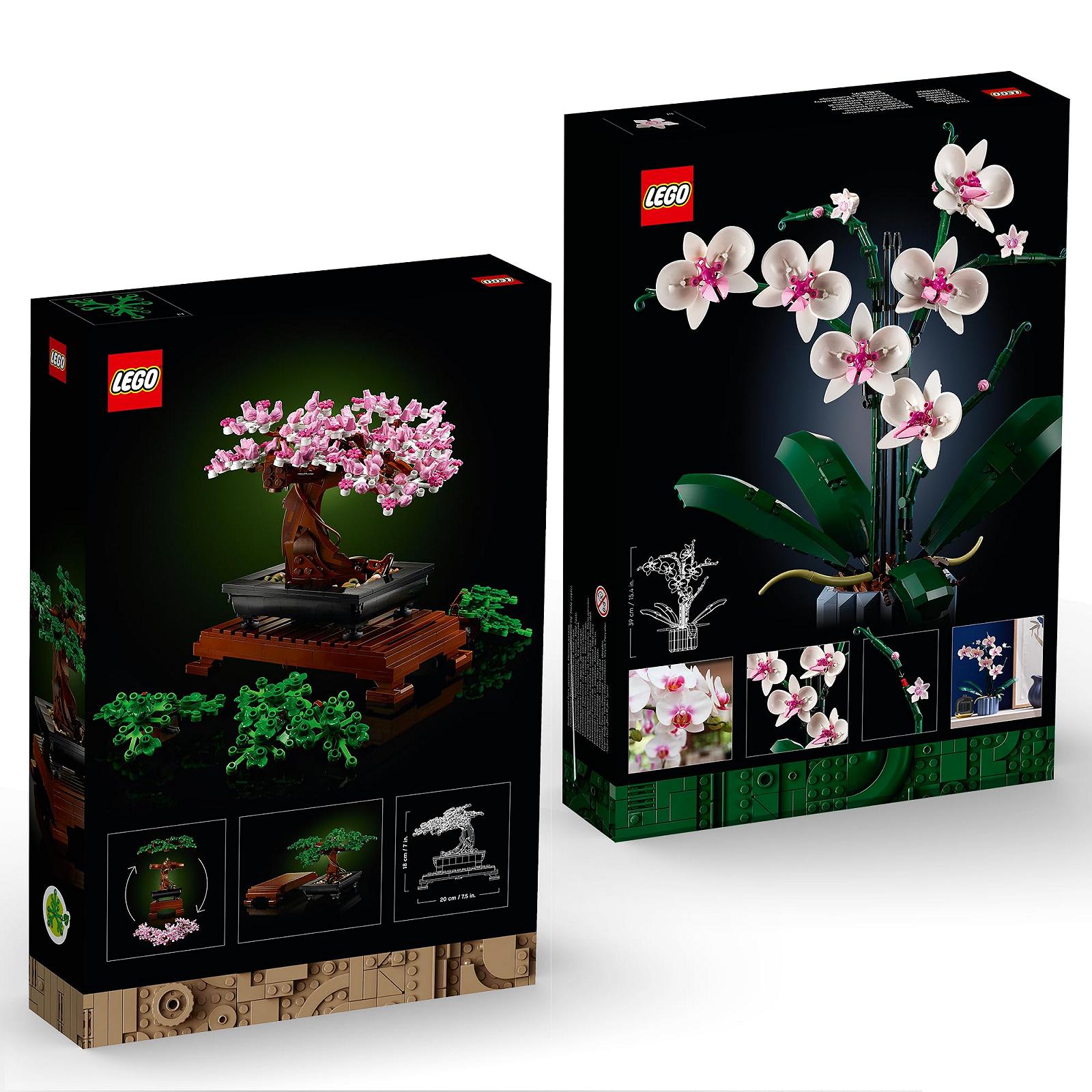 Набір LEGO Icons Botanical Collection 10281 Bonsai Tree та 10311 Orchid, фото №2 Набір LEGO Icons Botanical Collection 10281 Bonsai Tree та 10311 Orchid, фото №2