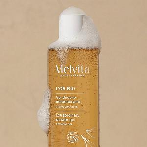 Гель для душу Melvita L'Or Bio без сульфатів з 5 цінними оліями Omega 3, 6, 9 150 мл synthetic.ua - Фото 1