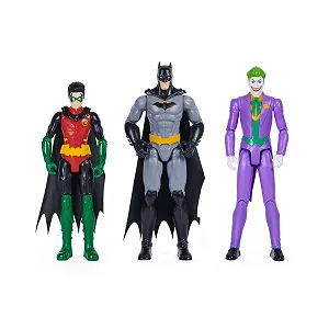 Набор фигурок DC Comics Batman Batman (Rebirth), Robin and Joker 30 см synthetic.ua - Фото 1
