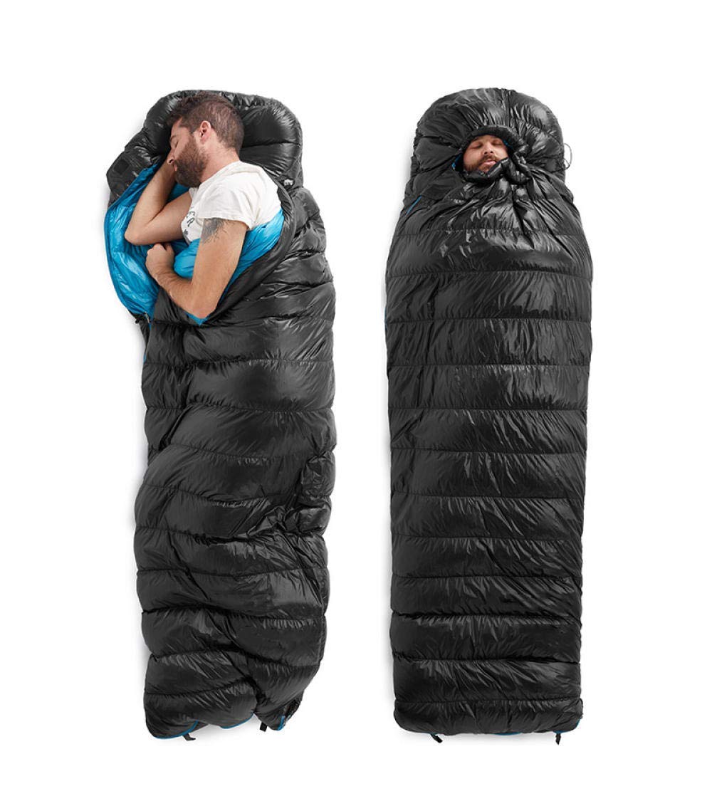 Спальний мішок MYVVKIA Adult Lightweight Warm Washable Ultralight Winter Goose Down Hiking Sleeping Bag Waterproof, фото №2