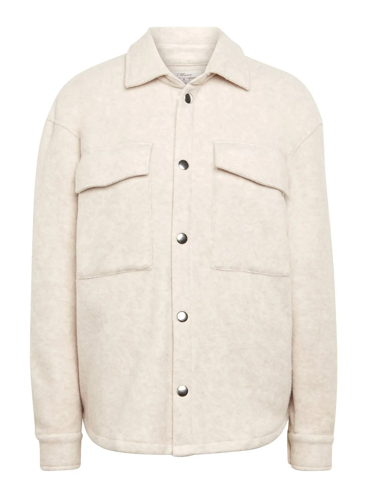 Куртка Mavi Basic DOUBLE POCKET SWEATSHIRT воротник Kent, планка на кнопках и закругленный подол, фото №1