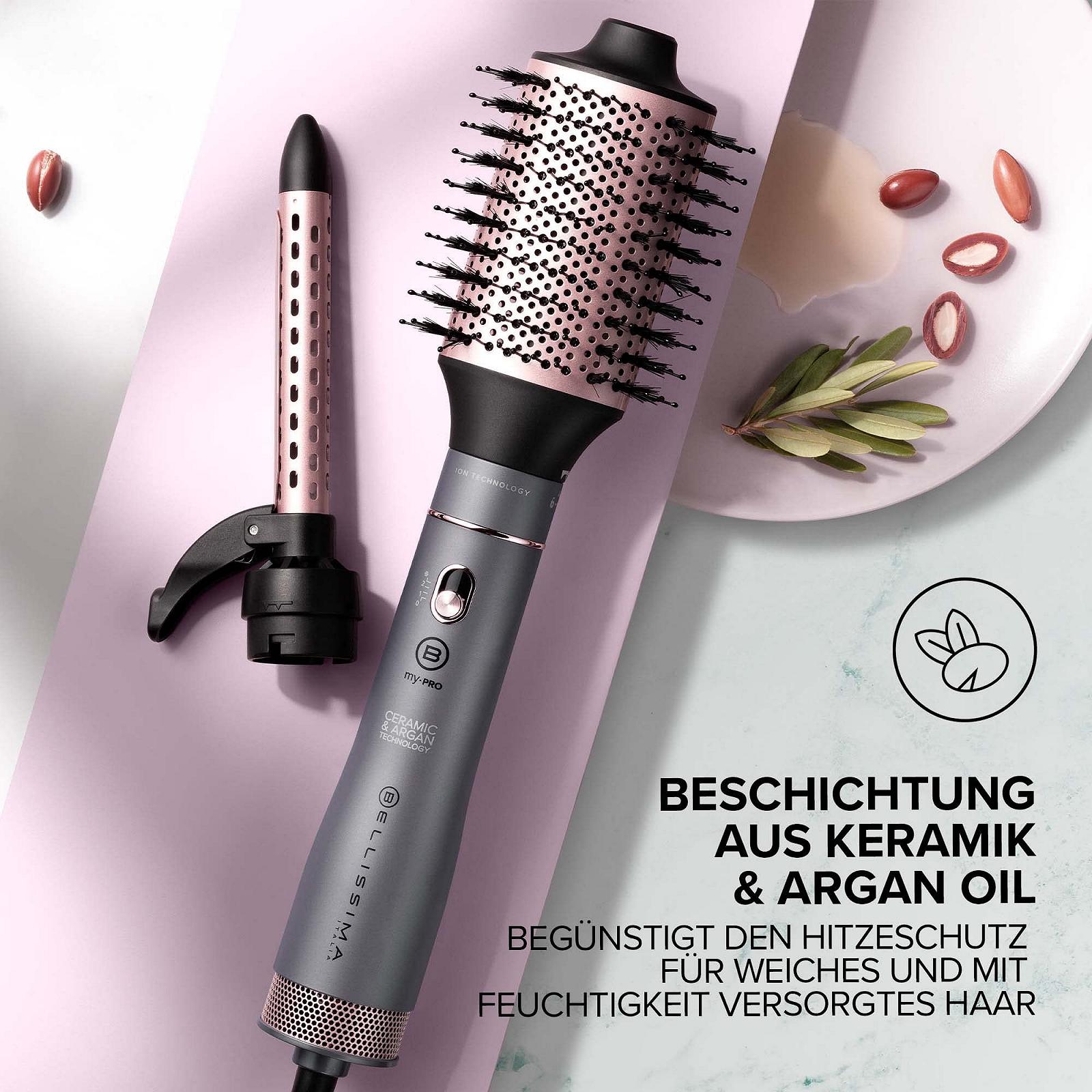 Фен-щітка Bellissima Ceramic & Arganoil 6 in 1 1000 W з іонізацією, фото №3 Фен-щітка Bellissima Ceramic & Arganoil 6 in 1 1000 W з іонізацією, фото №3