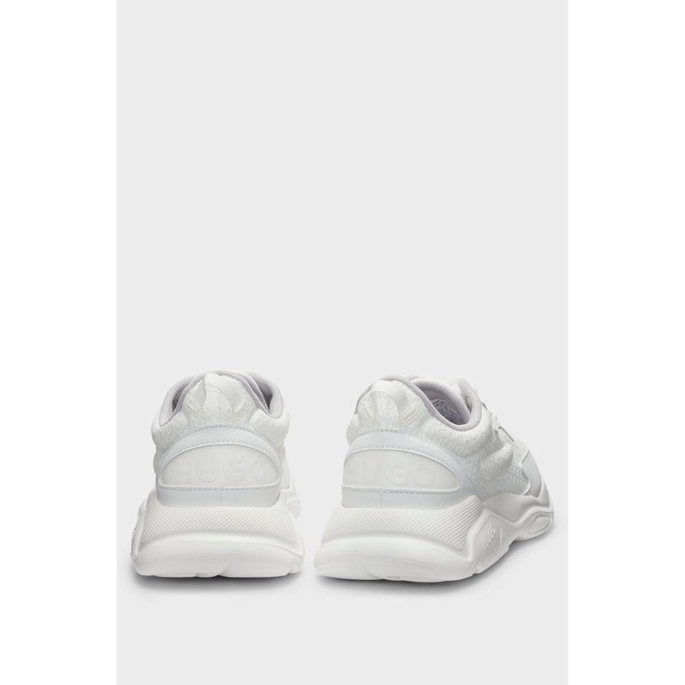 Кросівки HUGO Leon Runn З різних матеріалів з монограмами та підошвою EVA, фото №4