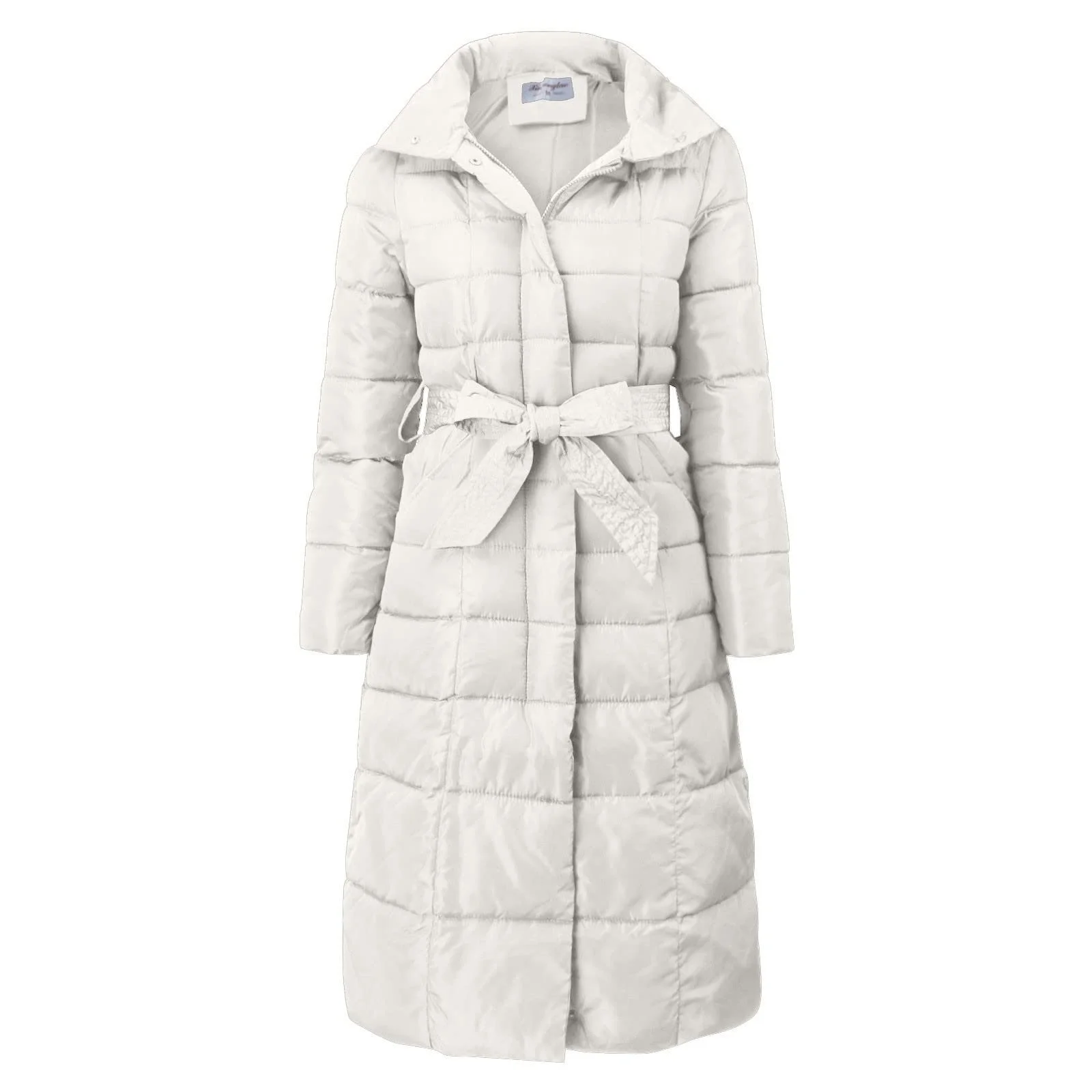 Зимове пальто Жіноче довге тепле стьобане, фото №6