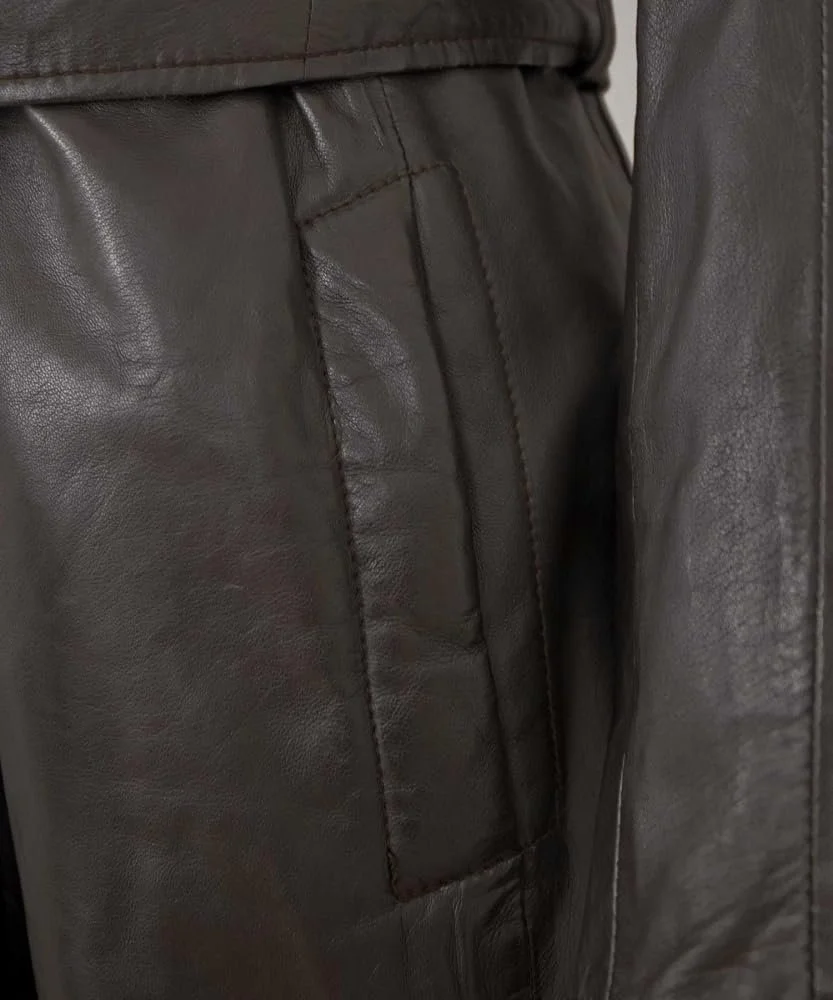 Шкіряне пальто Jilani Lamb Nappa, фото №4 Шкіряне пальто Jilani Lamb Nappa, фото №4