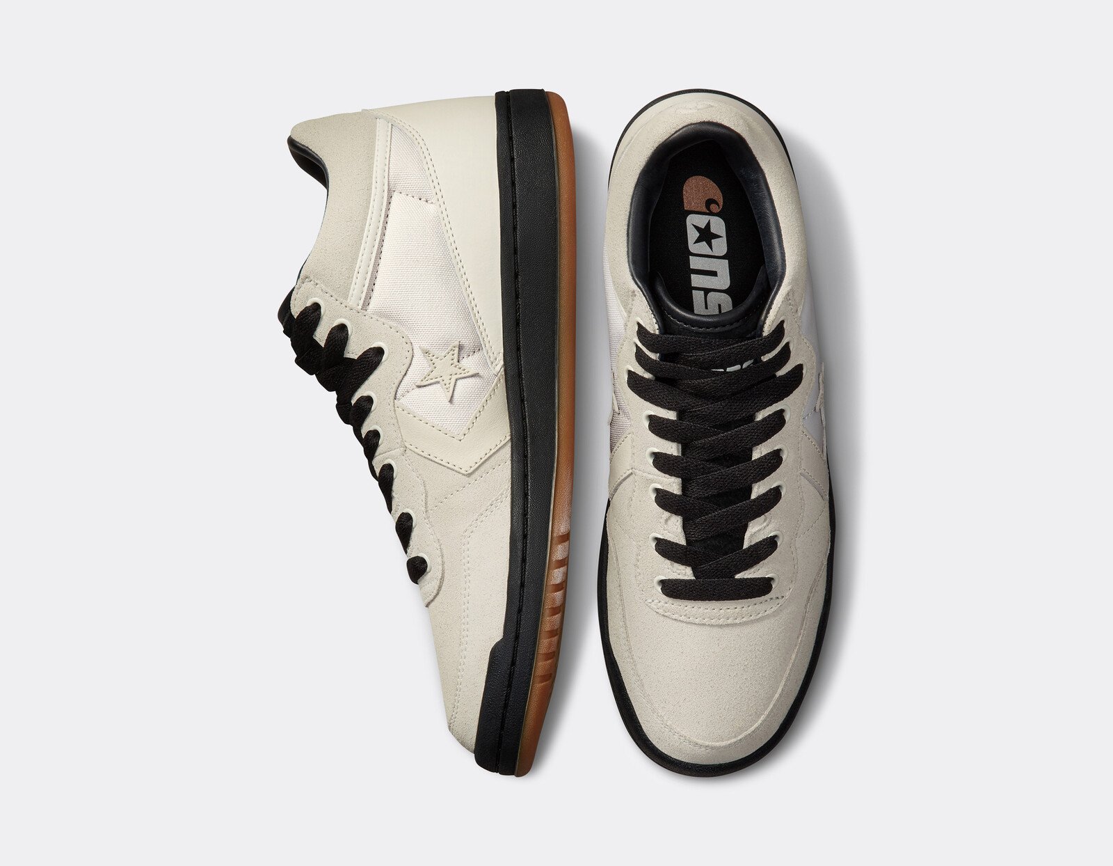 Кросівки Carhartt WIP x Converse Fastbreak Pro Cons Mid White Black 40, фото №2