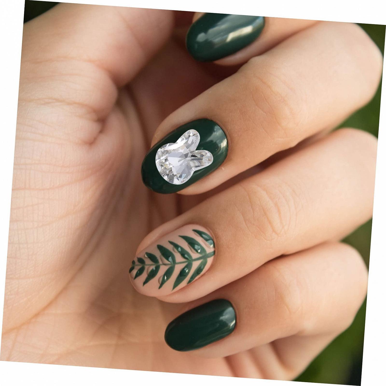 Набір прикрас для нігтів стразових наклейок для нігтів для прикраси манікюру для жінок, фото №6