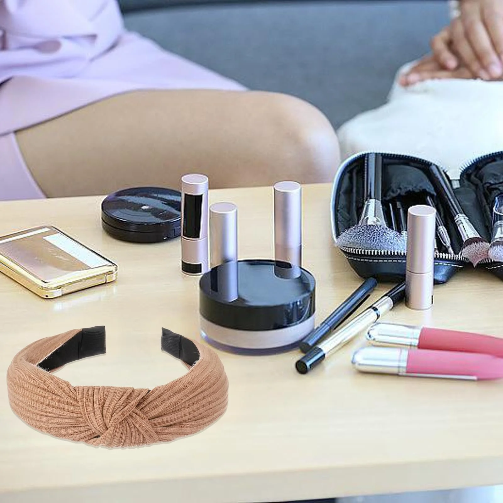 Набір з 7 обручів для волосся з кліпсами, фото №4