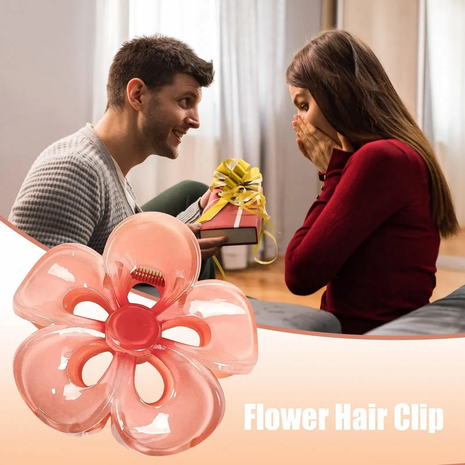 Заколка для волос Цветок Гавайский цветок Большие аксессуары для укладки волос Нескользящие заколки для пляжных тонких или густых волос, фото №8 Заколка для волос Цветок Гавайский цветок Большие аксессуары для укладки волос Нескользящие заколки для пляжных тонких или густых волос, фото №8