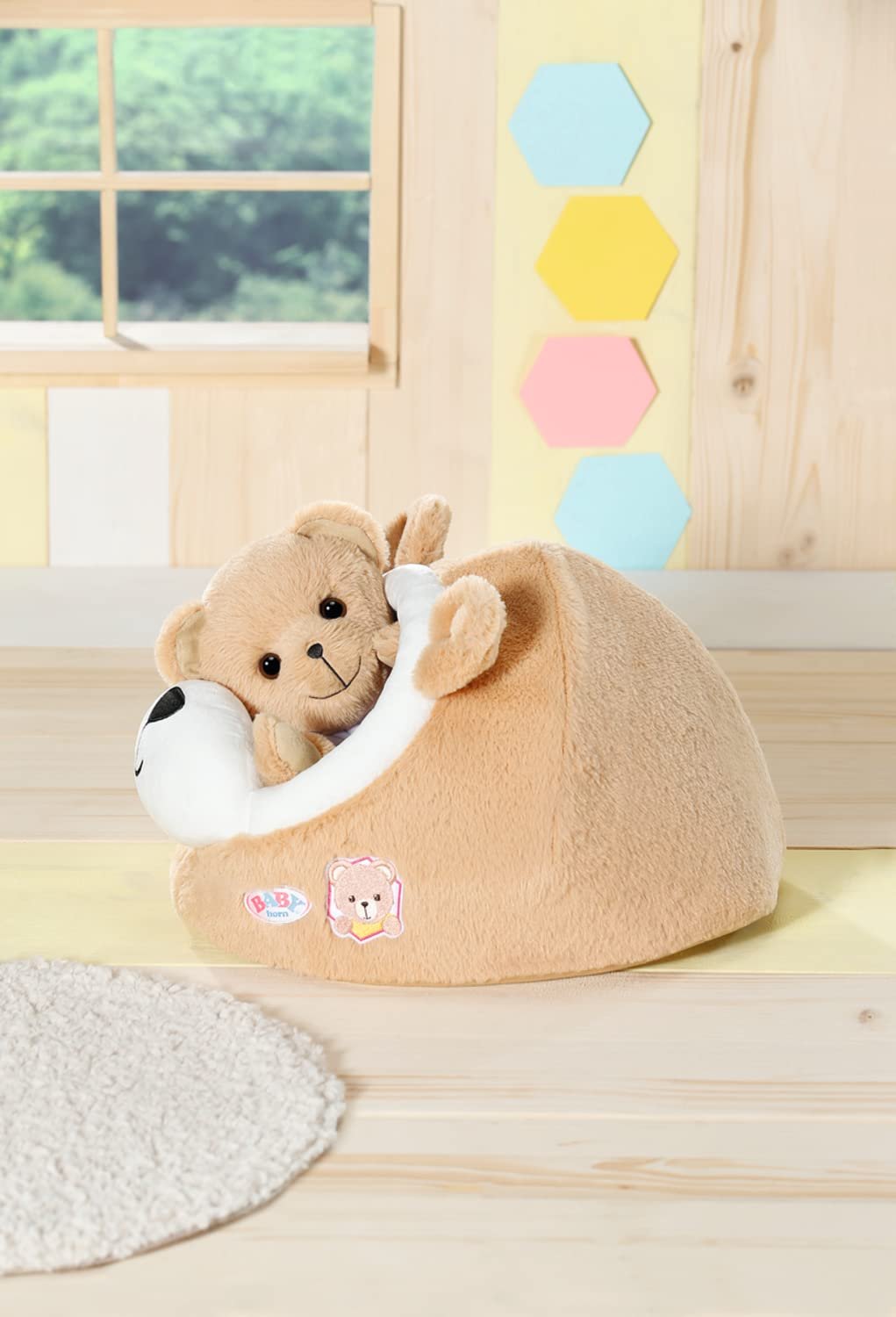 М'яка лежанка Zapf Creation BABY born Ведмежа печера бежева, фото №7 М'яка лежанка Zapf Creation BABY born Ведмежа печера бежева, фото №7
