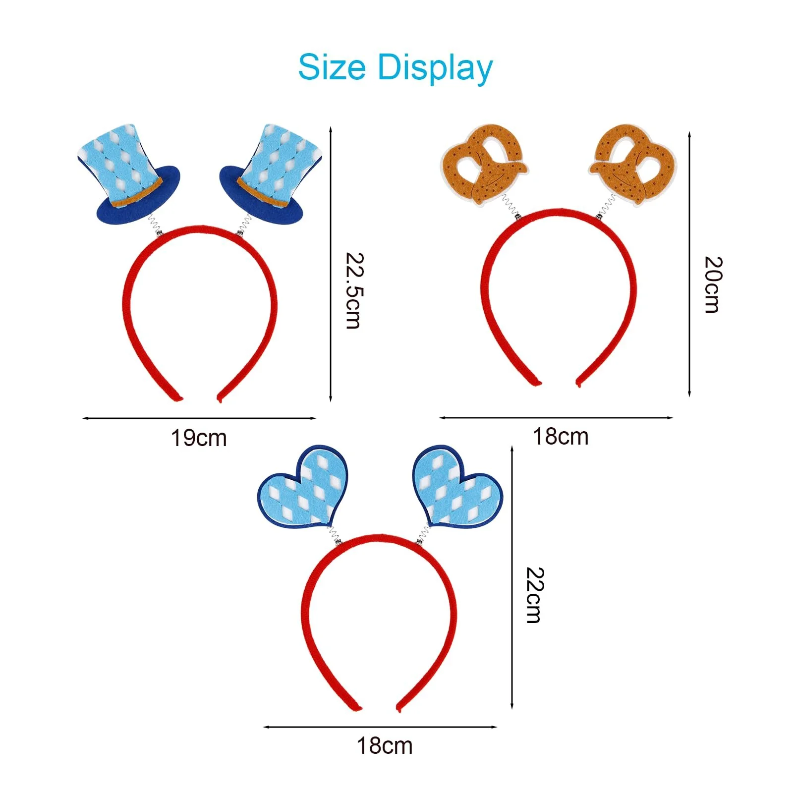 Обруч для волос DATIFF Oktoberfest, фото №7 Обруч для волос DATIFF Oktoberfest, фото №7