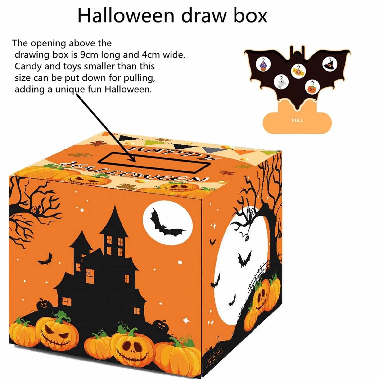 Коробка-сюрприз для грошей Halloween Святковий контейнер для подарунків, фото №9