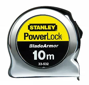 Рулетка Stanley Micro Powerlock 10 м с покрытием Blade Armor synthetic.ua - Фото 1