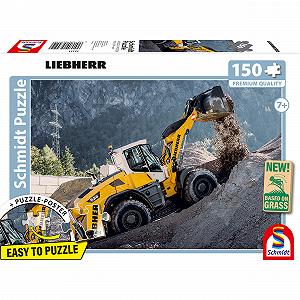 Пазл Schmidt Spiele Liebherr 56551 Колесный погрузчик L526 150 элементов детский из травяного картона Multi-Coloured - Фото 1