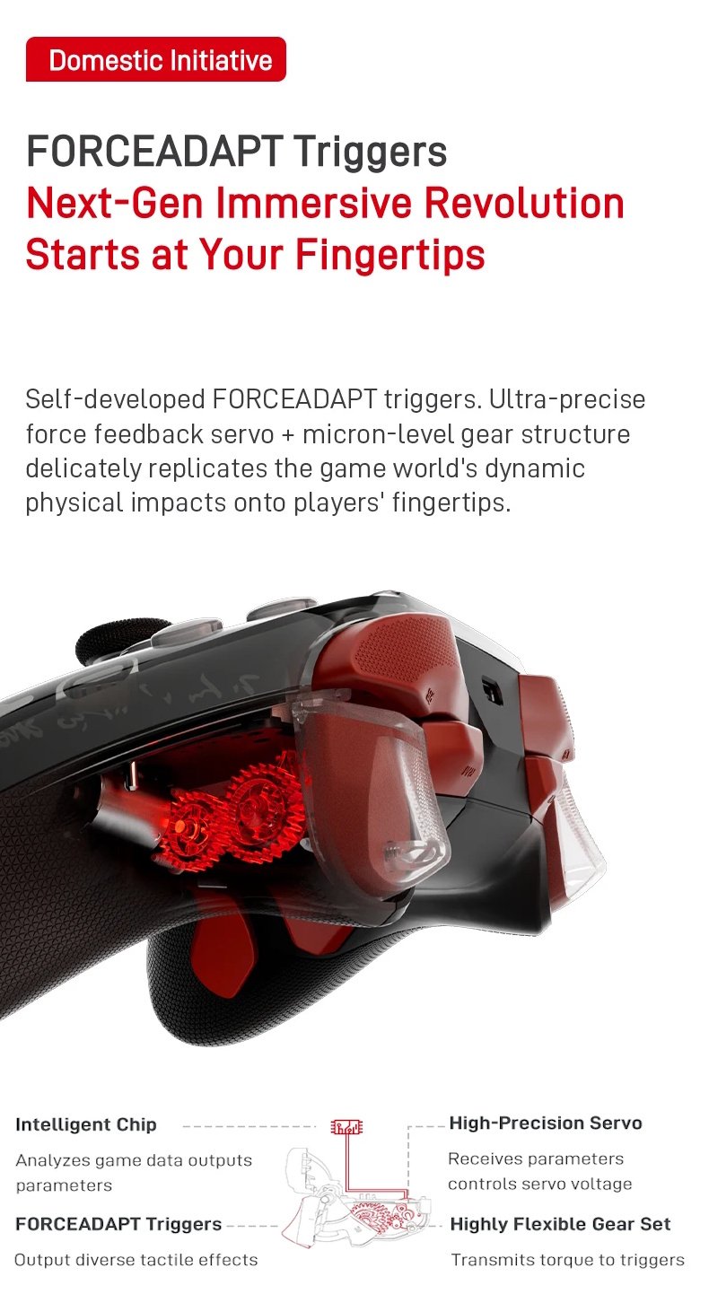 Геймпад Flydigi APEX 5 Black + док-станция (Android/Windows/Nintendo Switch/VR/iOS), фото №9 Геймпад Flydigi APEX 5 Black + док-станция (Android/Windows/Nintendo Switch/VR/iOS), фото №9