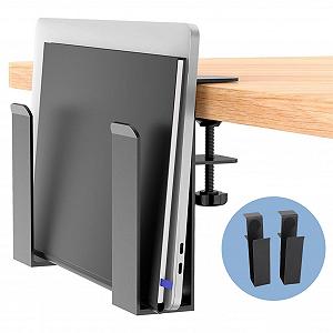 Держатель для ноутбука Yosoo Health Gear регулируемый боковой, органайзер для хранения, крепление на стол, подвесной для дома и офиса synthetic.ua - Фото 1