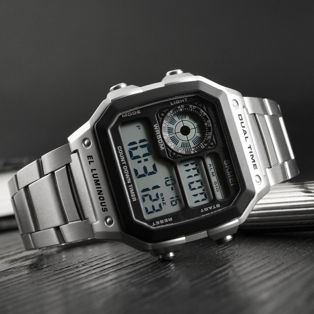 Годинник Годинник Skmei 1335SI Silver, фото №4