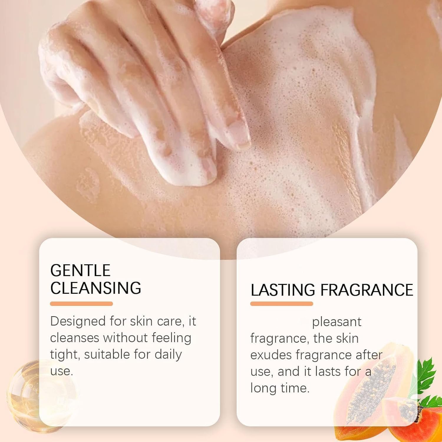 Гель для душу Papaya Oil-Control Moisturising Face & Body Wash 2 шт., фото №2 Гель для душу Papaya Oil-Control Moisturising Face & Body Wash 2 шт., фото №2