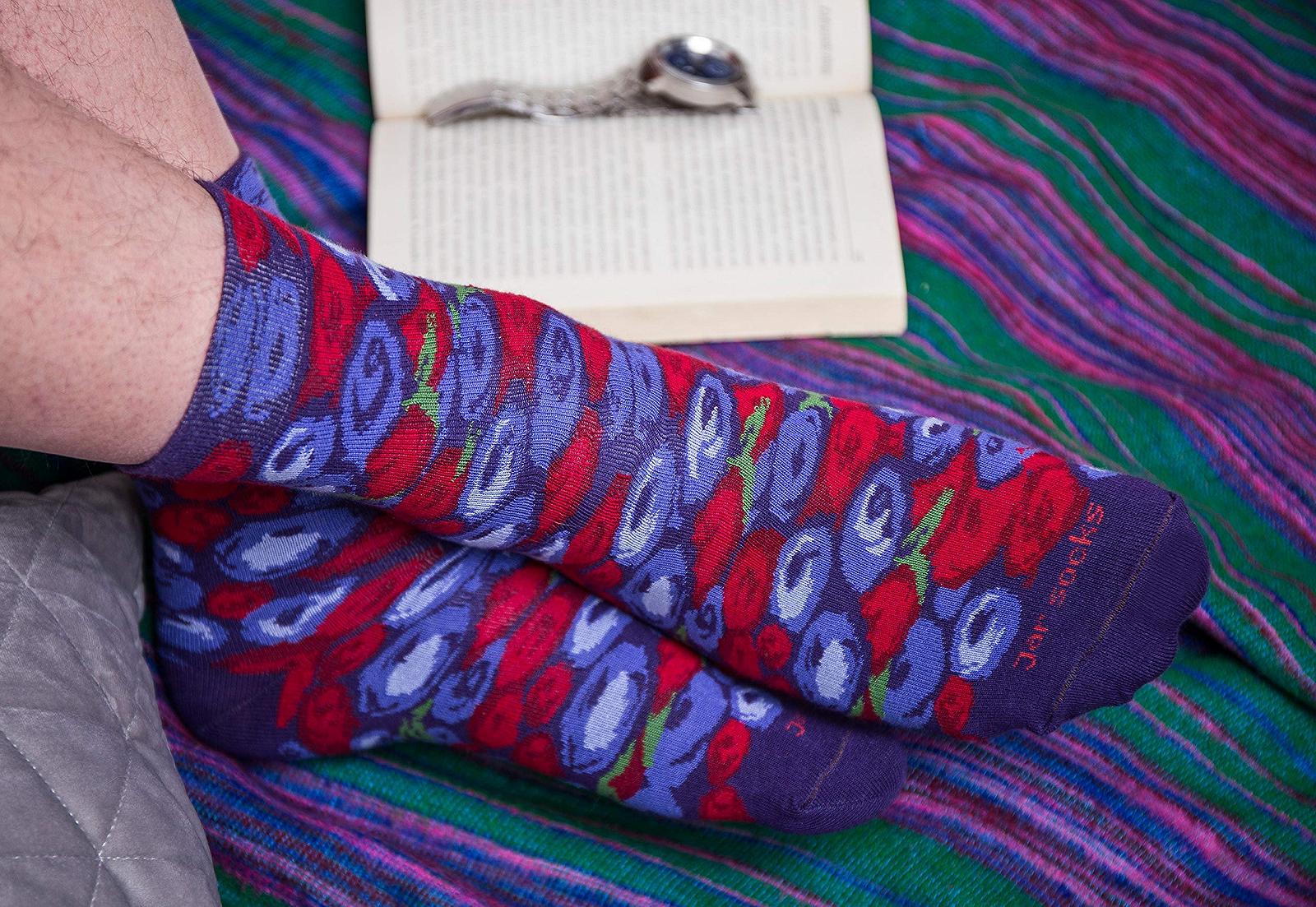 Шкарпетки Strawberries and Blueberry Rainbow Socks 2 пари, фото №7