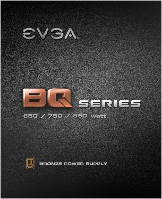 Блок живлення для ПК EVGA 650 BQ 80 PLUS BRONZE Black , фото №3