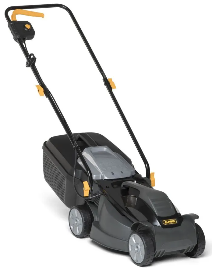 Мережева газонокосарка Alpina BL 320 E / 1000 Вт / Електрична / Ширина 32 см / Травозбірник 25 л / Чорна, фото №1