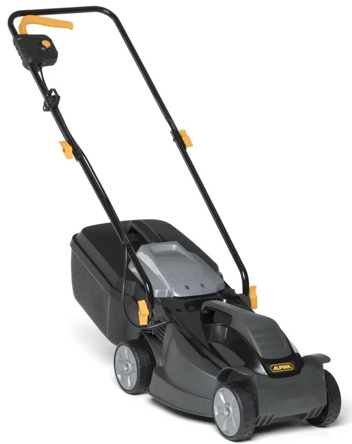 Сетевая газонокосилка Alpina BL 320 E / 1000 Вт / Электрическая / Ширина 32 см / Травосборник 25 л / Черная, фото №1 Сетевая газонокосилка Alpina BL 320 E / 1000 Вт / Электрическая / Ширина 32 см / Травосборник 25 л / Черная, фото №1