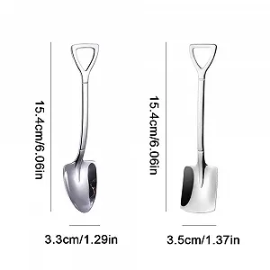 Ложка-лопатка з нержавіючої сталі для кави, чаю, цукру, для змішування synthetic.ua - Фото 1