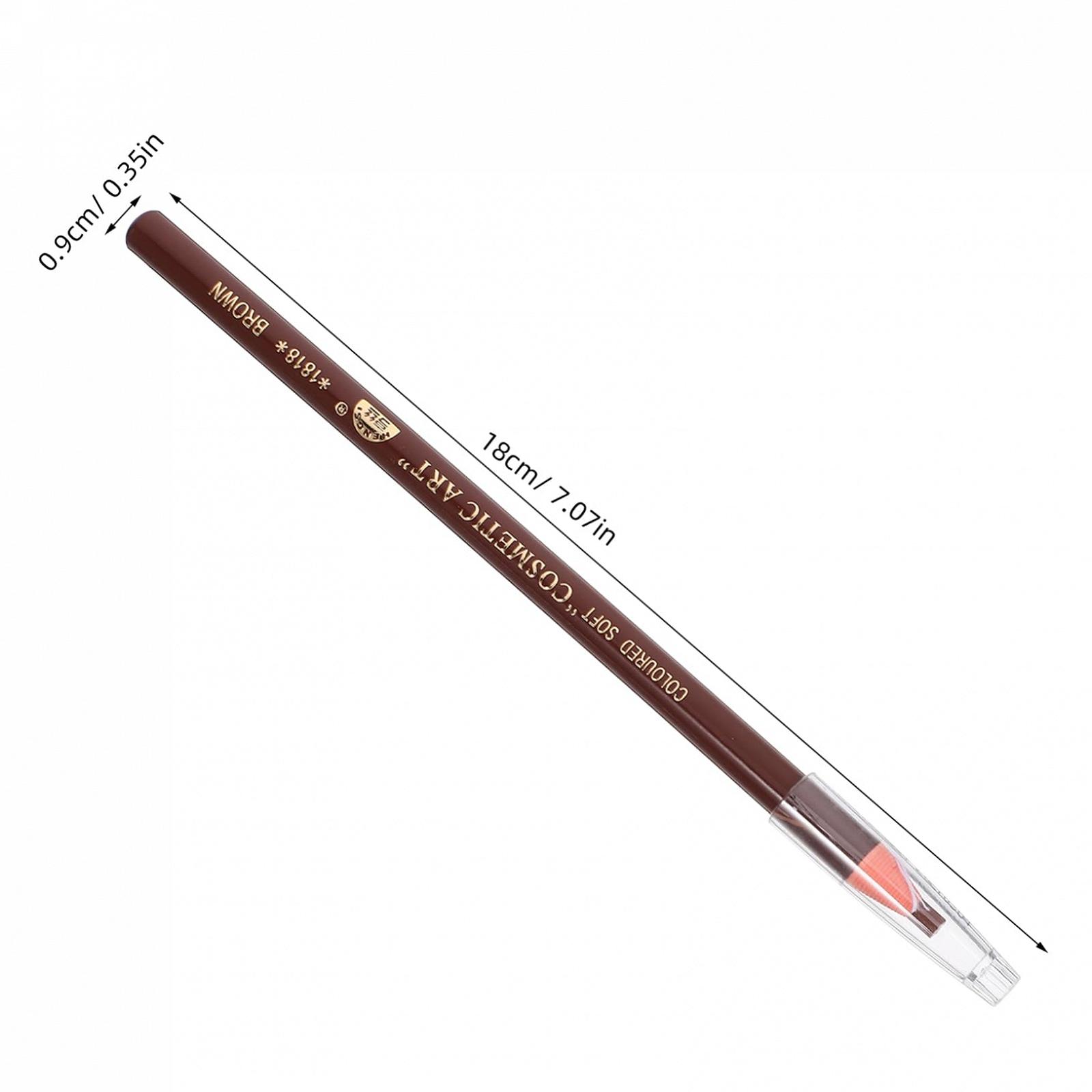 Карандаш DRESSOOS Pull Dark Brown Tearable Eyebrow Pencil Waterproof, фото №6