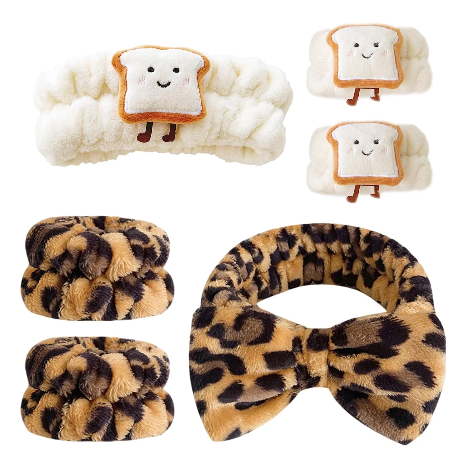 Набір: Пов'язка на голову 2 шт, Браслет 2 пари, фото №1