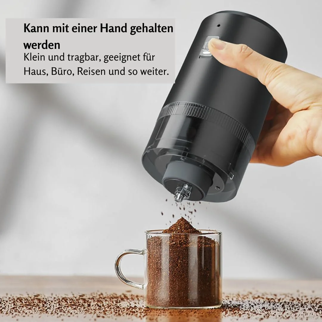 Електрична кавомолка Recalma Variable Grinder Black, фото №3