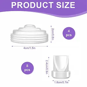 Аксесуари для молоковідсмоктувача Momcozy M5 12 шт 8 клапанів + 4 мембрани synthetic.ua - Фото 1