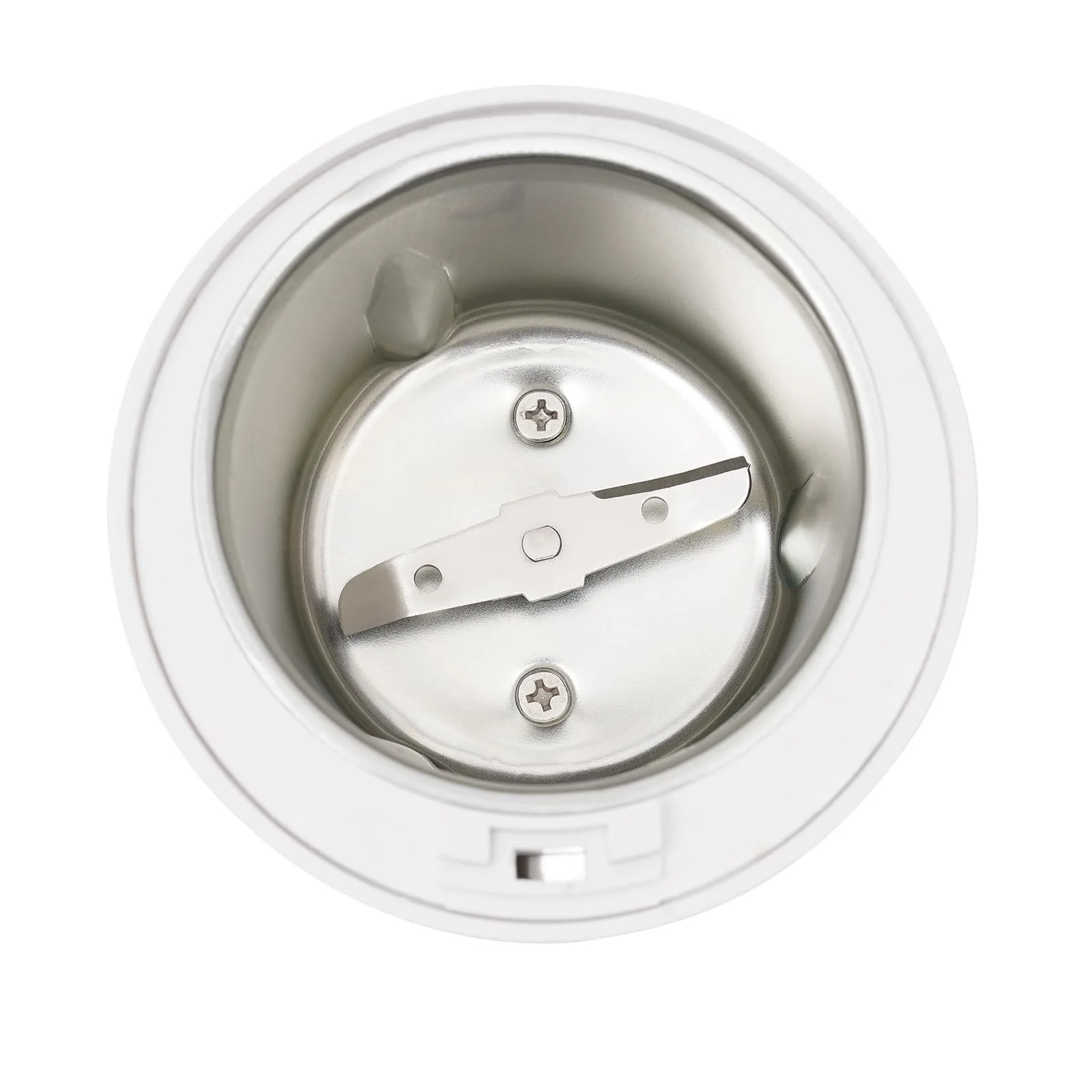 Кофемолка 150 Вт, электрическая, для кофейных зерен, сухих специй, трав, орехов, семян (Белая), фото №3 Кофемолка 150 Вт, электрическая, для кофейных зерен, сухих специй, трав, орехов, семян (Белая), фото №3