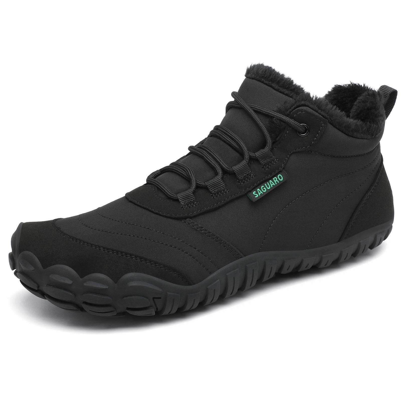 Зимние ботинки SAGUARO Barefoot, утепленные зимние ботинки для мужчин и женщин, размер EU 36-48, фото №1