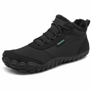 Зимние ботинки SAGUARO Barefoot, утепленные зимние ботинки для мужчин и женщин, размер EU 36-48 - Фото 1