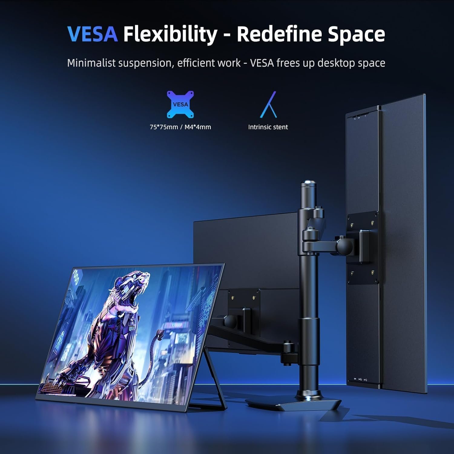 Монитор портативний 18.5" EVICIV M185E01 Full HD IPS 120 Гц, фото №5