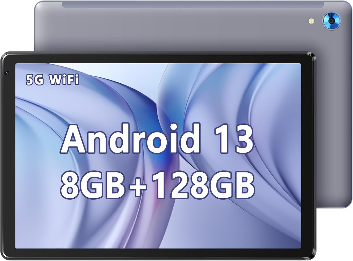Планшет 10.1" Lville OC101 4+4/128Gb 8 ядер Android 13 5000 mAh Сірий, фото №1