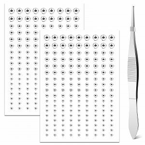 Стрази Самоклеючі cobee 2 листи з пінцетом - Фото 1