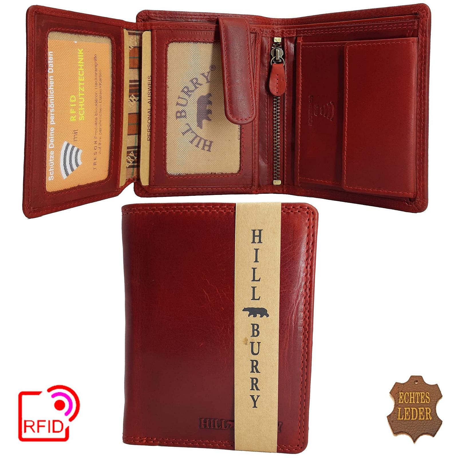 Гаманець Hill Burry Collection Portrait Format Classic Red, червоний, фото №9