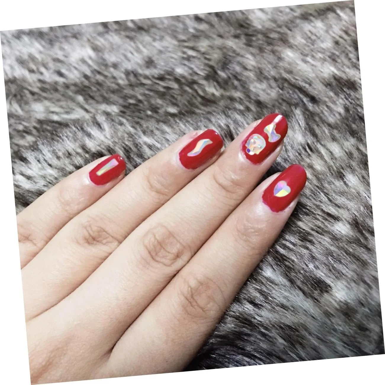 Стрази для нігтів Mikinona Diamond, пласка основа, акрилові, 100 шт., фото №3