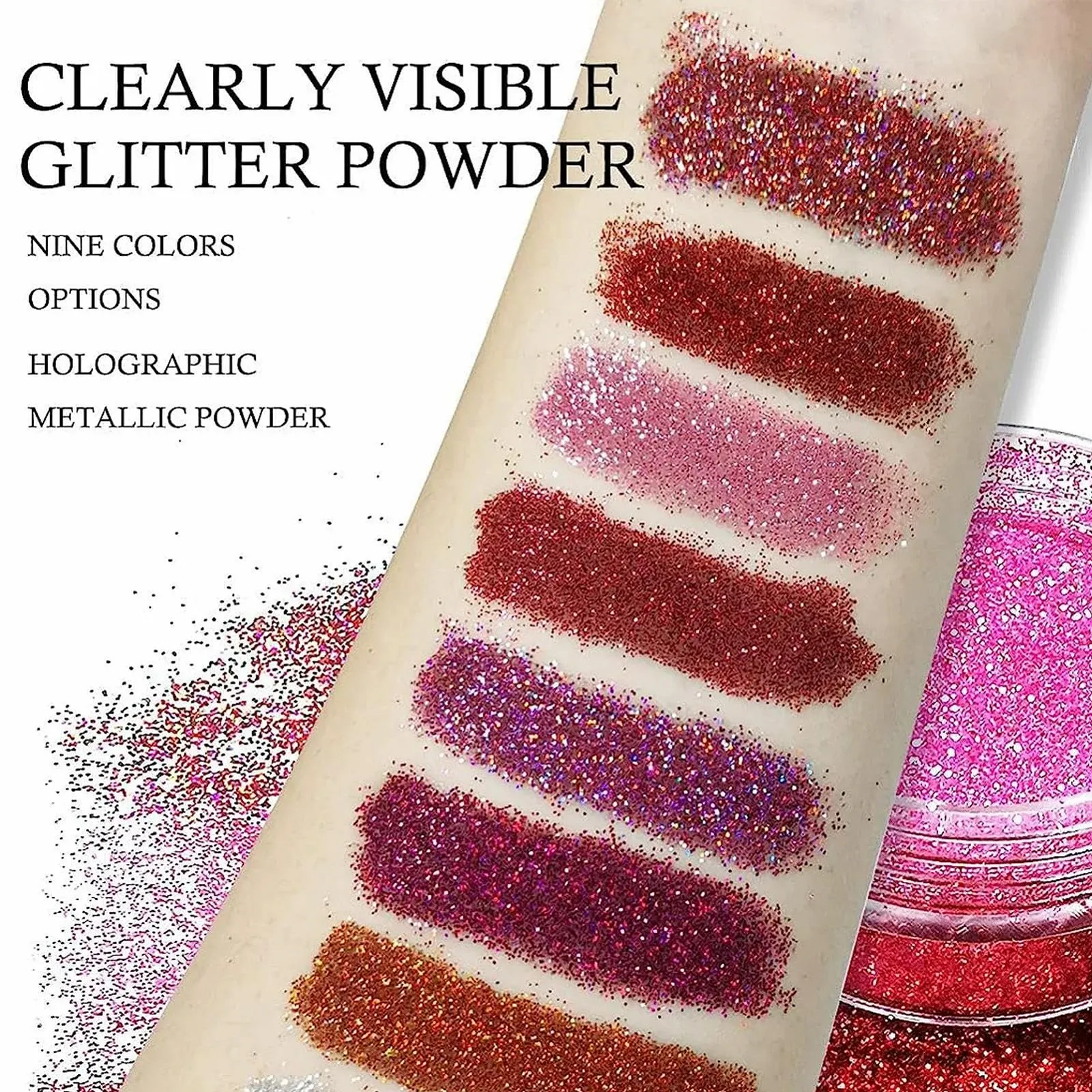 Блиск для губ Stay Golden Cosmetics Glitter Lip Set 4 кольори, фото №6