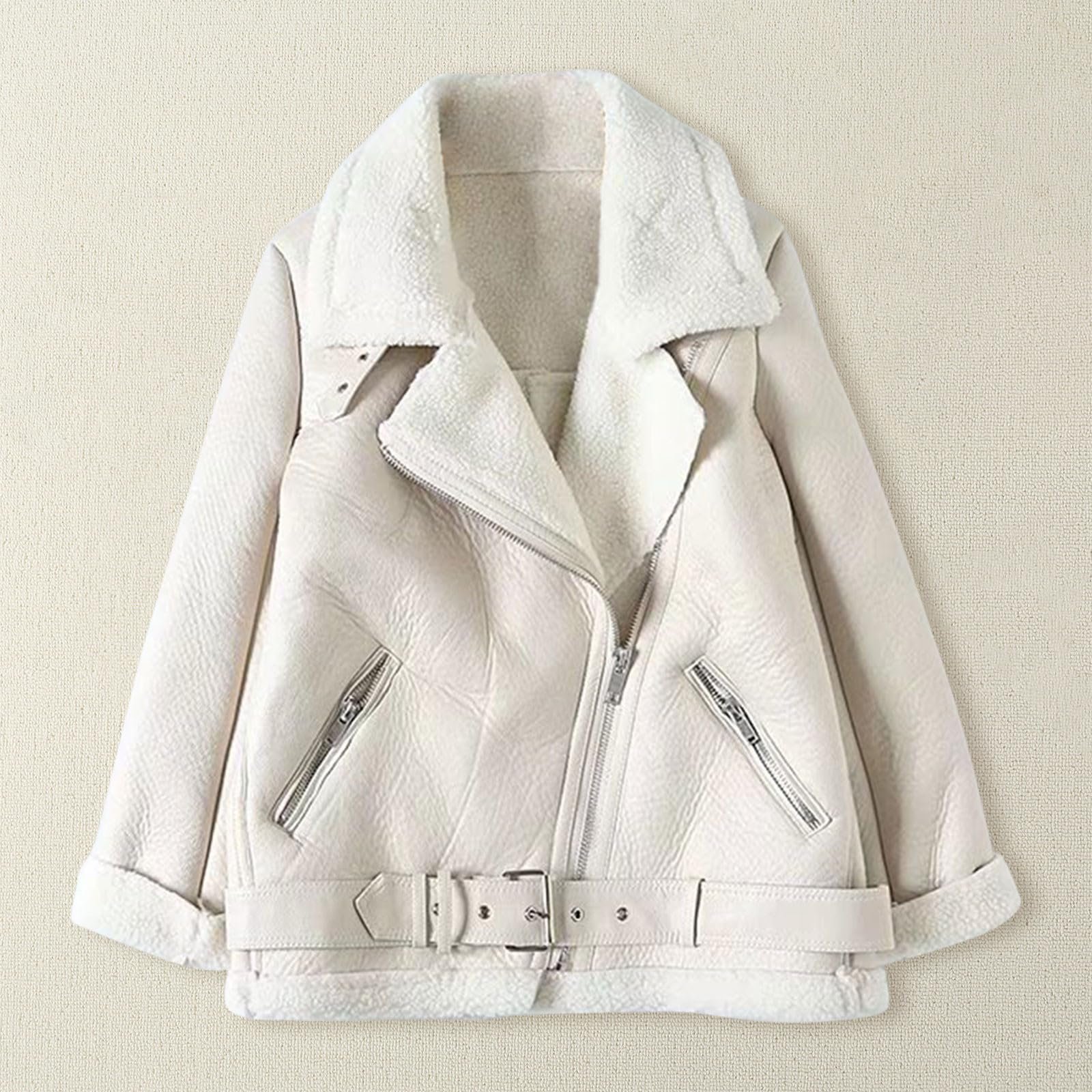 Куртка зі штучної шкіри з капюшоном Generisch жіноча, фото №2