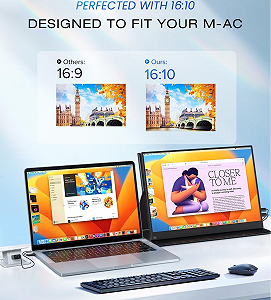 Монітор 16" UPERFECT 2K IPS 60 Гц synthetic.ua - Фото 1